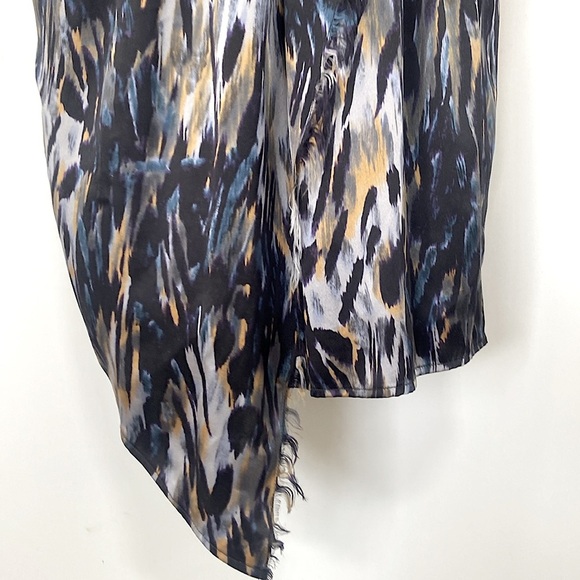 Ulla Johnson Silk Flap Open Slit Midi Dress NWOT Sz 4 - Picture 4 of 9